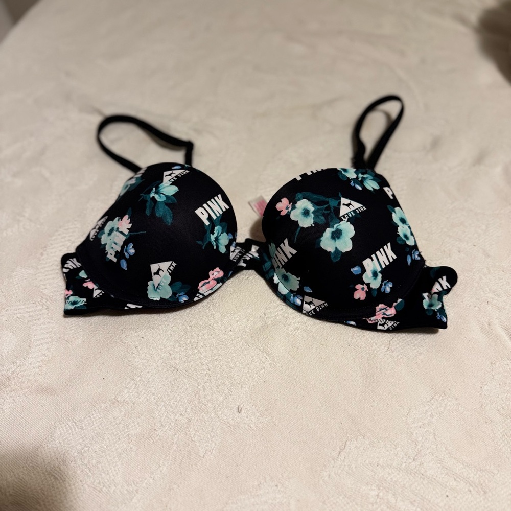 PINK Victoria's Secret Floral Bra